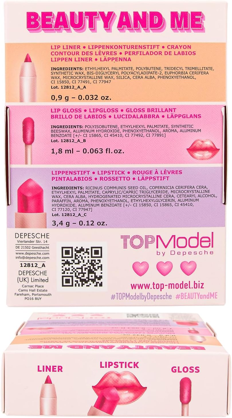 Topmodel Lip Trio Beauty And Me ( 0412812 )