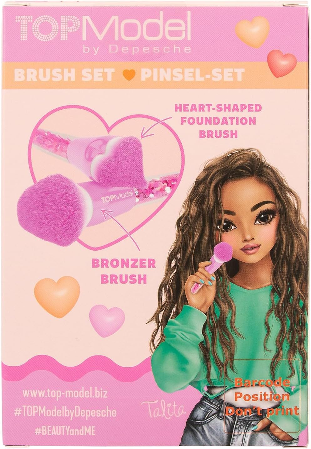 Topmodel Brush Set Heart Beauty And Me ( 0412817 )