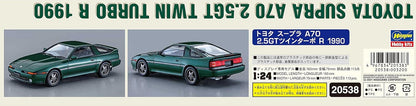 ハセガワ 620538 Toyota Supra A70 2.5GT Twin Turbo R 1990 Modellbausatz, Mehrfarbig