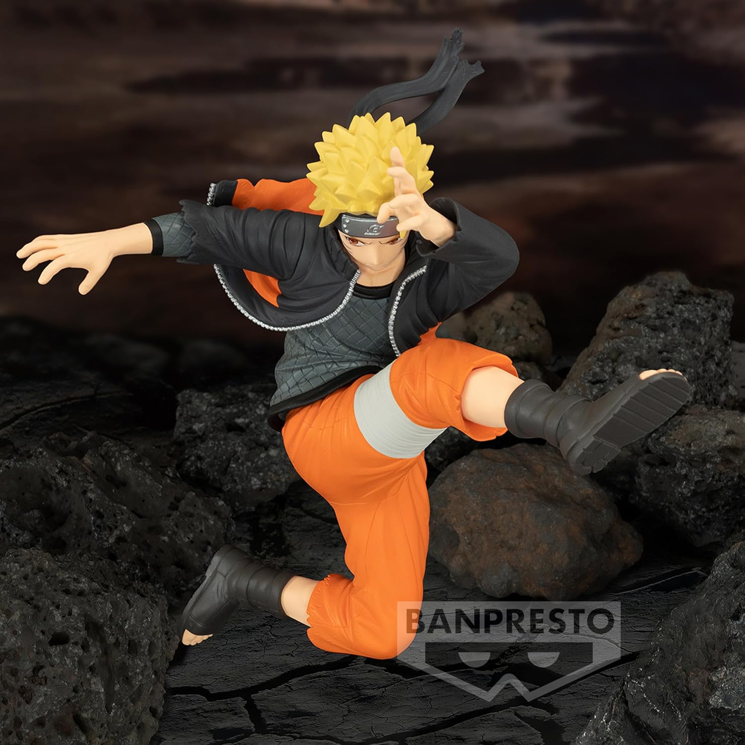 Banpresto Naruto Uzumaki IV Naruto Shippuden - Vibration Stars 14 cm BP88764P Mehrfarbig