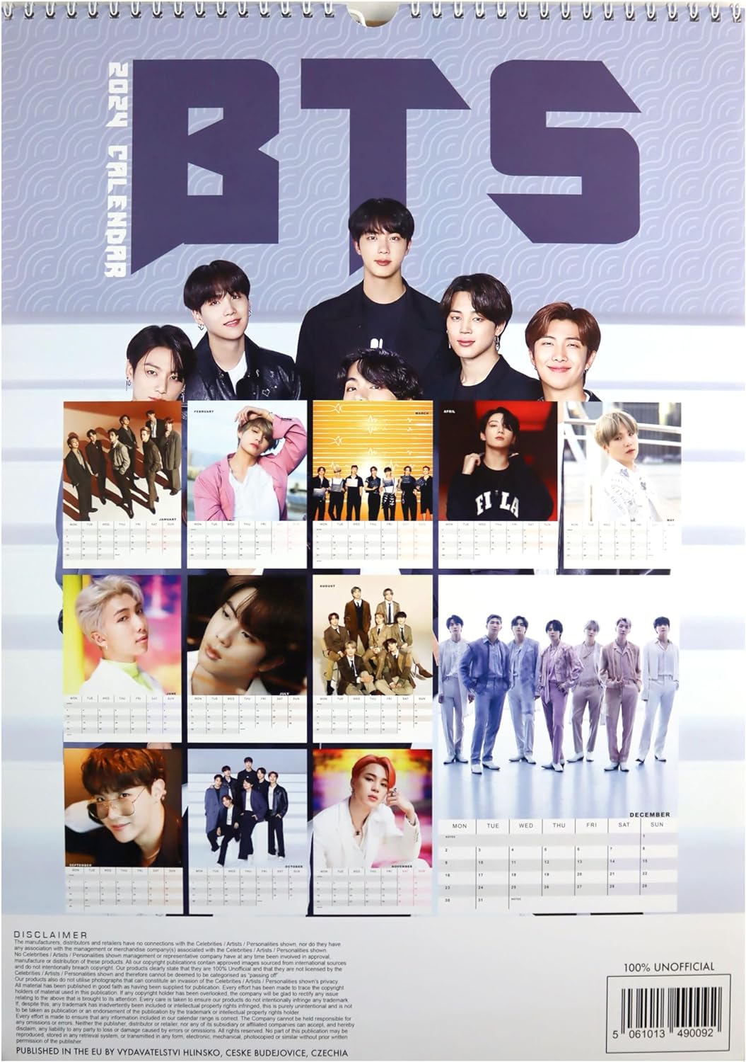 Bts: Bts 2024 Unofficial Calendar