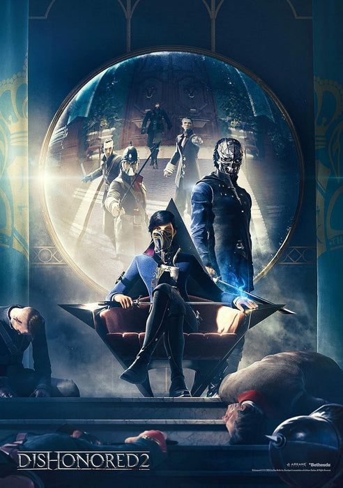 Good Loot Dishonored 2 Throne - Legpuzzels van 1000 Stukjes voor Volwassenen en Kinderen Vanaf 14 Jaar - Gamingpuzzel van 68x48cm met Poster en Draagtas - Dishonored Koopwaar
