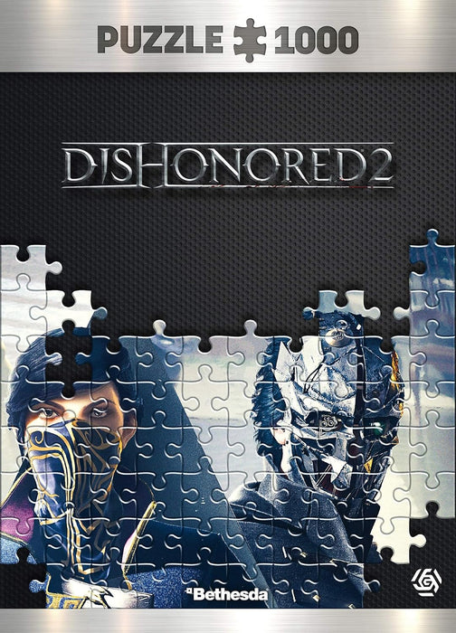 Good Loot Dishonored 2 Throne - Legpuzzels van 1000 Stukjes voor Volwassenen en Kinderen Vanaf 14 Jaar - Gamingpuzzel van 68x48cm met Poster en Draagtas - Dishonored Koopwaar