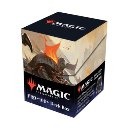 Ultra Pro - Outlaws of Thunder Junction 100+ Deck Box® Ft. Rakdos for Magic: The Gathering, TCG collectible gaming accessory protective card deck holder