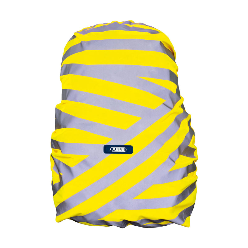ABUS reflective rain cover for backpacks - Lumino X-Urban Cover - waterproof and amp; visible backpack cover - yellow/silver