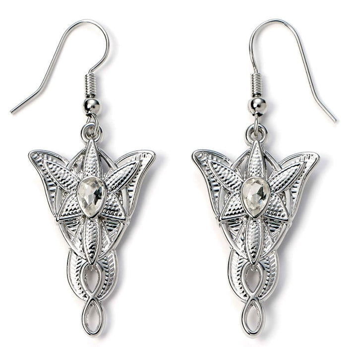 The Lord of The Rings Evenstar Drop Earrings, Silver, LRE00003