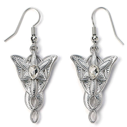 The Lord of The Rings Orecchini pendenti Evenstar, Misura unica, Zinco, The Lord of The Rings Evenstar Drop Oorbellen, Zilver, LRE00003, Eén maat, Zink, Kristal, The Lord of The Rings Evenstar LRE00003 Boucles d'oreilles pendantes Argenté, taille unique,