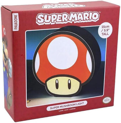 Paladone Super Mario Box Light Super Mushroom 15 cm