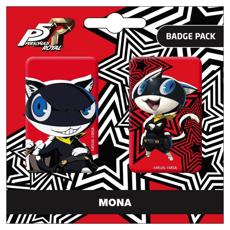 Persona 5 Royal Mona/Morgana Badge Pack