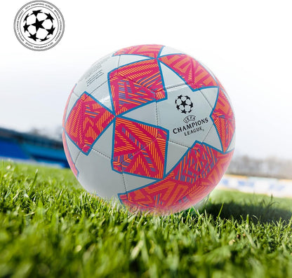 Mondo 23003 Toys Champion League Stitched Football-Official Product-Size 5-300 g-2 Assorted Colours, Various, Misura 5