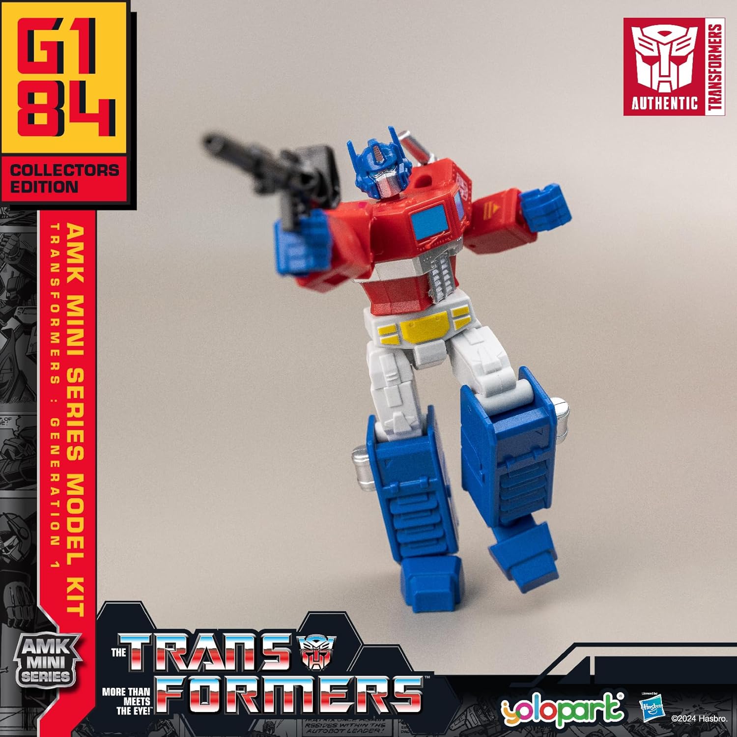 YOLOPARK Amkmini Optimus Prime Model Kits Transformer Toys