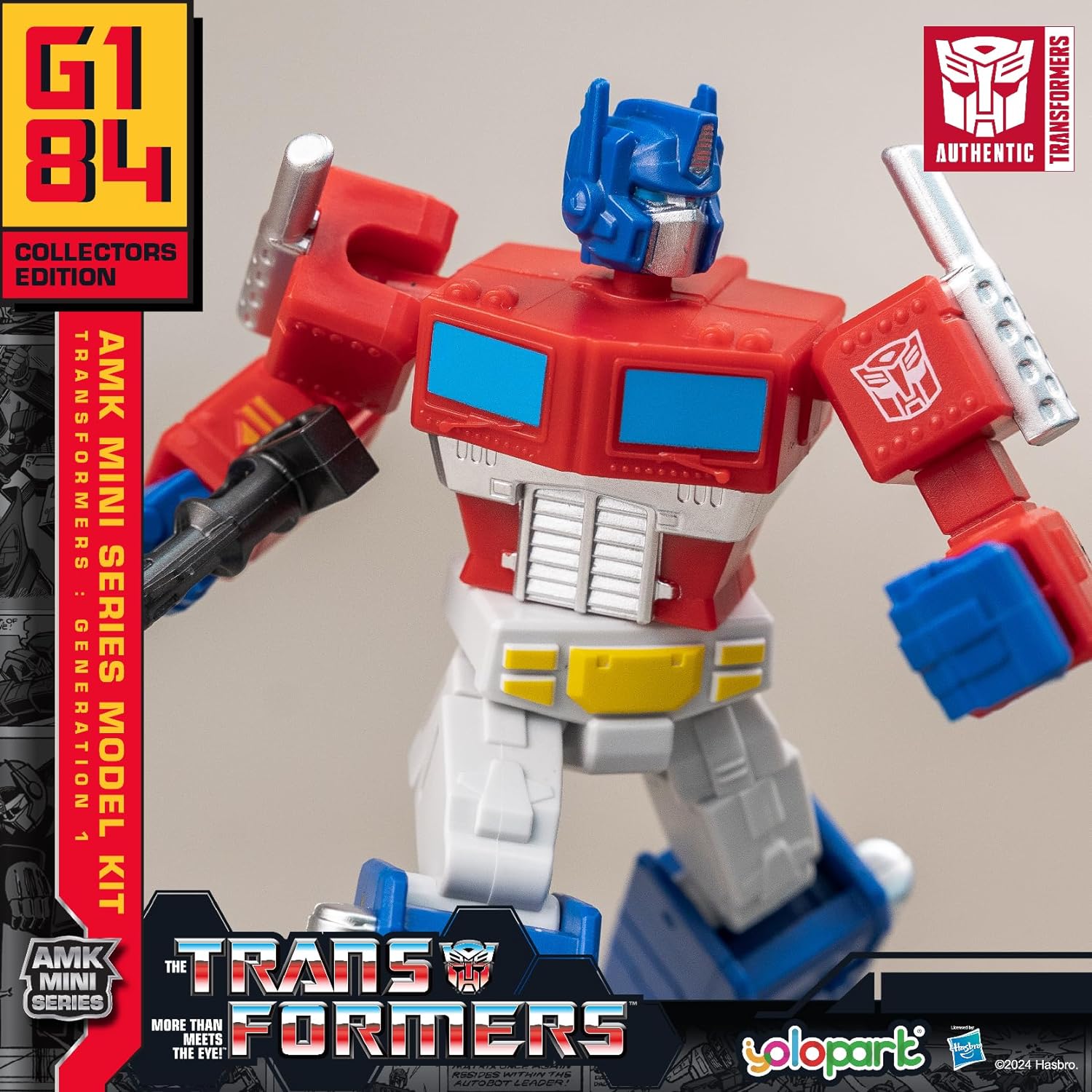 YOLOPARK Amkmini Optimus Prime Model Kits Transformer Toys