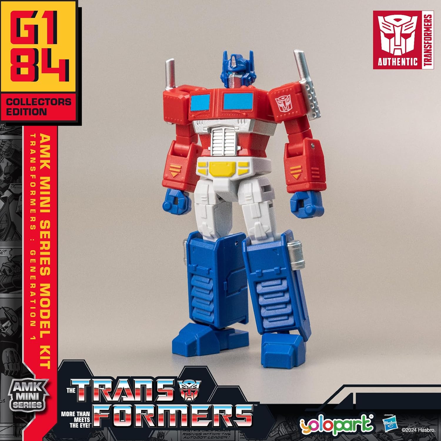 YOLOPARK Amkmini Optimus Prime Model Kits Transformer Toys