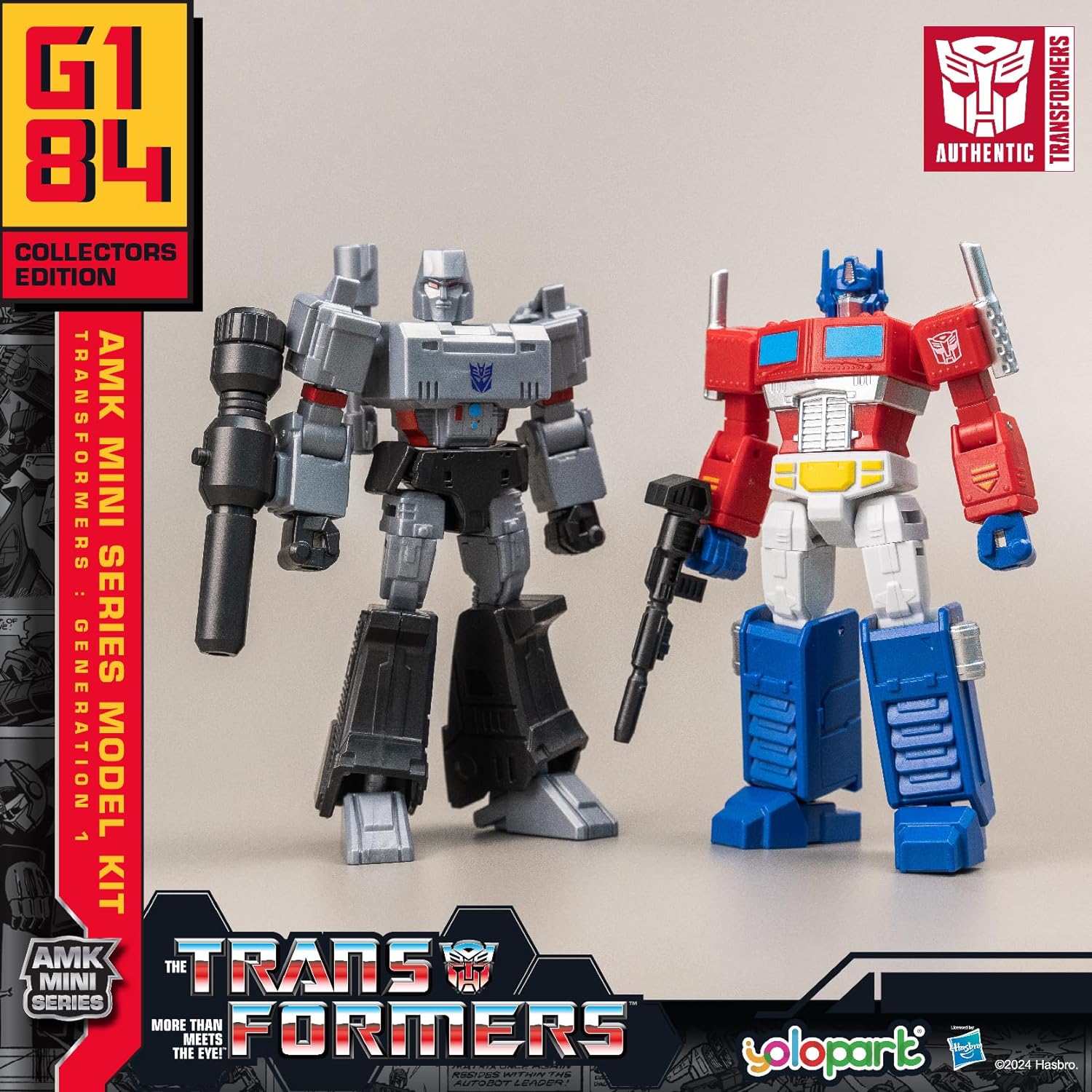 YOLOPARK Amkmini Optimus Prime Model Kits Transformer Toys