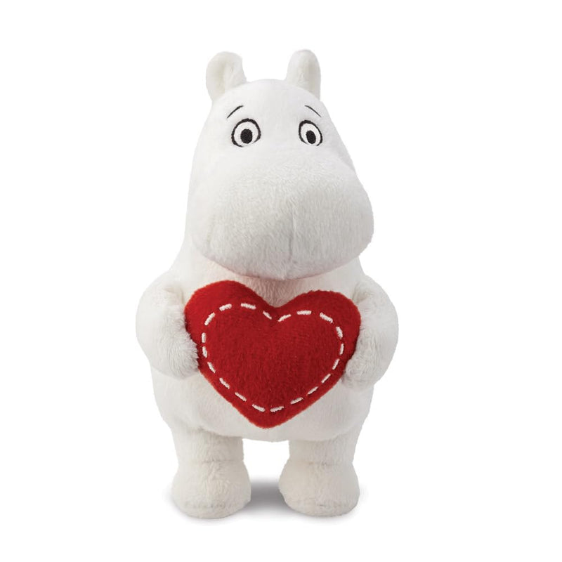 * Moomin Standing With Heart 6.5In