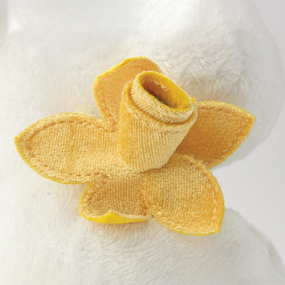 Aurora, 61555, Moomin Standing with Daffodil 6.5In, Soft Toy, White