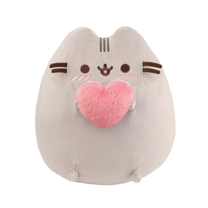 AURORA, 61572 Pusheen - Juguete Suave con corazón, Gris, 22,9 cm