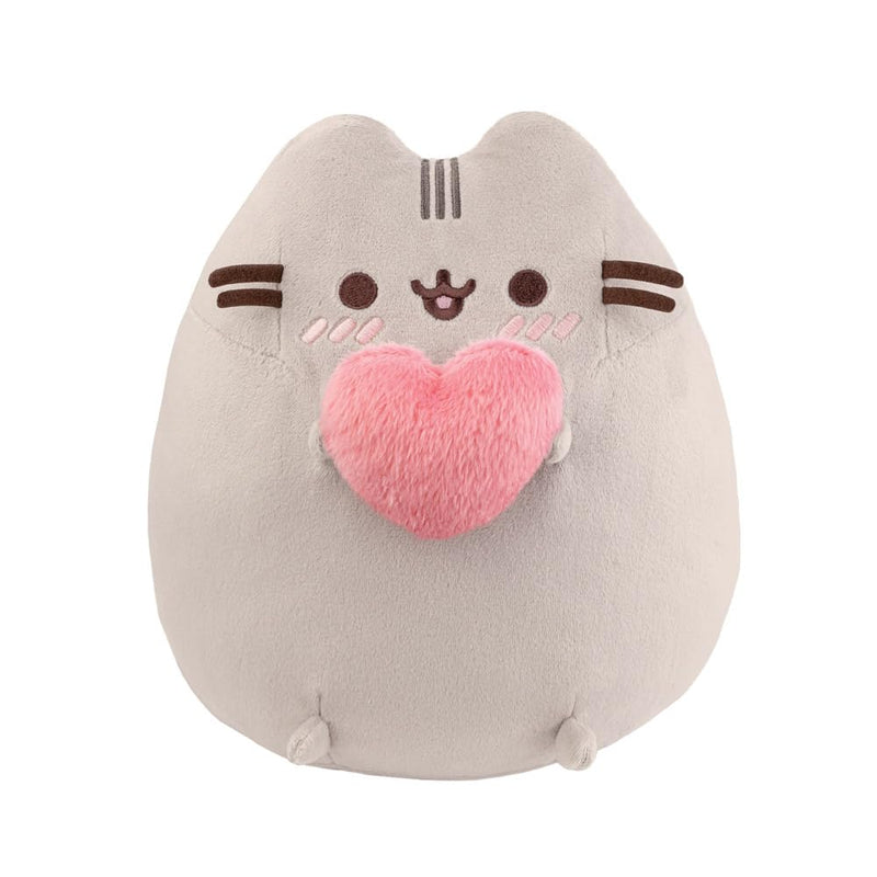 AURORA, 61572 Pusheen - Juguete Suave con corazón, Gris, 22,9 cm