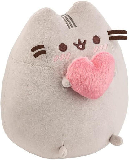 AURORA, 61572 Pusheen - Juguete Suave con corazón, Gris, 22,9 cm