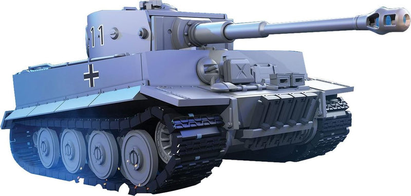 Airfix QUICKBUILD Model Tank Kit - J6041 Tiger I Tank Model Building Kits for Kids 6+, Construction Toys for Boys & Girls, No Glue Model Making - Tank Gift Ideas for Christmas Tiger 1