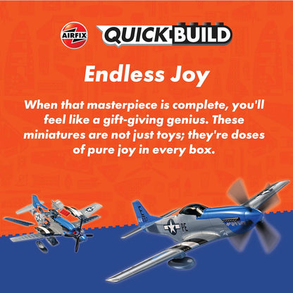 Airfix QUICKBUILD Model Tank Kit - J6042 Sherman Firefly Tank Building Kit for Kids 6+, Construction Toys for Boys & Girls, Model Making with No Glue - Classic Tank Gifts Plastic Model Kits