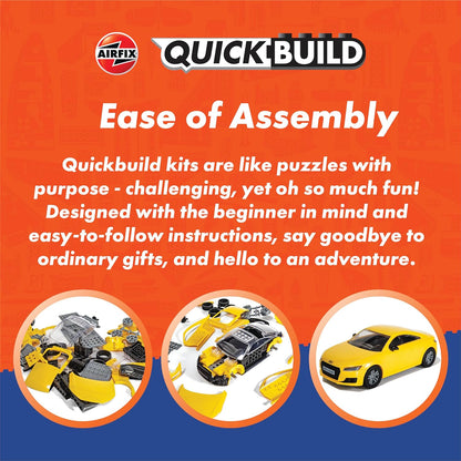 Airfix QUICKBUILD Model Tank Kit - J6042 Sherman Firefly Tank Building Kit for Kids 6+, Construction Toys for Boys & Girls, Model Making with No Glue - Classic Tank Gifts Plastic Model Kits