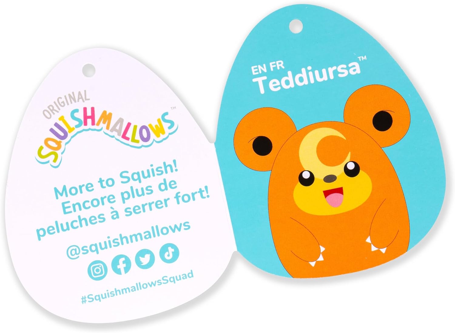 Squishmallows Teddiursa DE 35 CM