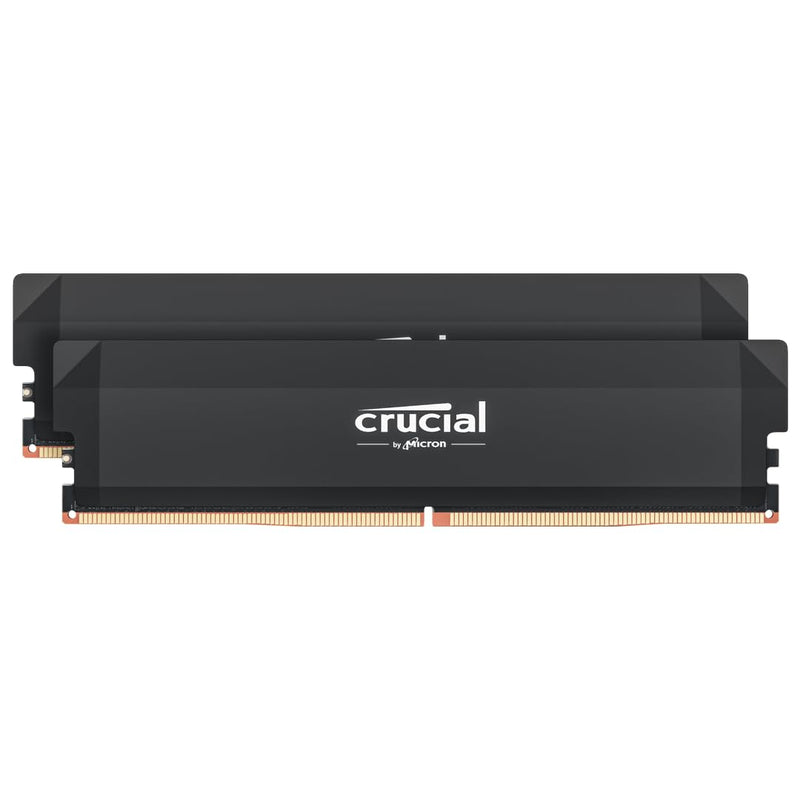 Crucial Pro DDR5 RAM 32GB Kit (2x16GB) 6000MHz CL36, Overclocking Edition, Intel XMP 3.0 / AMD EXPO, Computer Memory (PC) DDR5 32GB RAM - CP2K16G60C36U5B