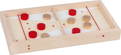 GOKI- Juego de Mesa Super Puck, 2 en 1 Tradicionales, Multicolor (56635