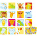 Goki Memo Safari, Multicolor, 5 x 5 cm (56645