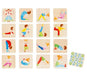 GOKI- Memo Ejercicios gimnásticos Juegos de Habilidad, Multicolor (56647