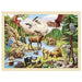 GOKI- Puzzle, Animales de América del Norte No Aplica Rompecabezas, Multicolor (57409