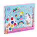 Floss & Rock Rainbow Fairy Kids My Painting Pad Set con 8 foto, 8 pallet di pittura e un pennello