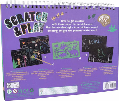 Floss & Rock Dino Scratch en Play Game Set