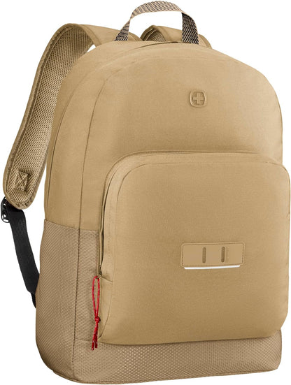 Wenger Crango 653180 Laptop Backpack, Notebook up to 16 Inches, Organiser, 27 Litres, Women, Men, Office, Business, Travel, University, Cream, Sustainable, cream
