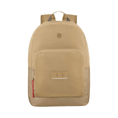 Wenger Crango 653180 Laptop Backpack, Notebook up to 16 Inches, Organiser, 27 Litres, Women, Men, Office, Business, Travel, University, Cream, Sustainable, cream
