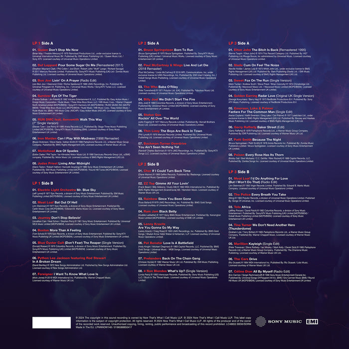 NOW That's What I Call Rock Anthems