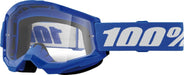100% Strata 2 Youth Goggle Blue / Clear Lens