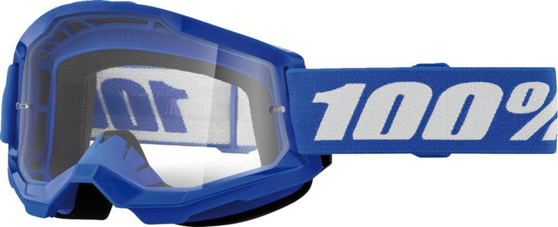 100% Strata 2 Youth Goggle Blue / Clear Lens