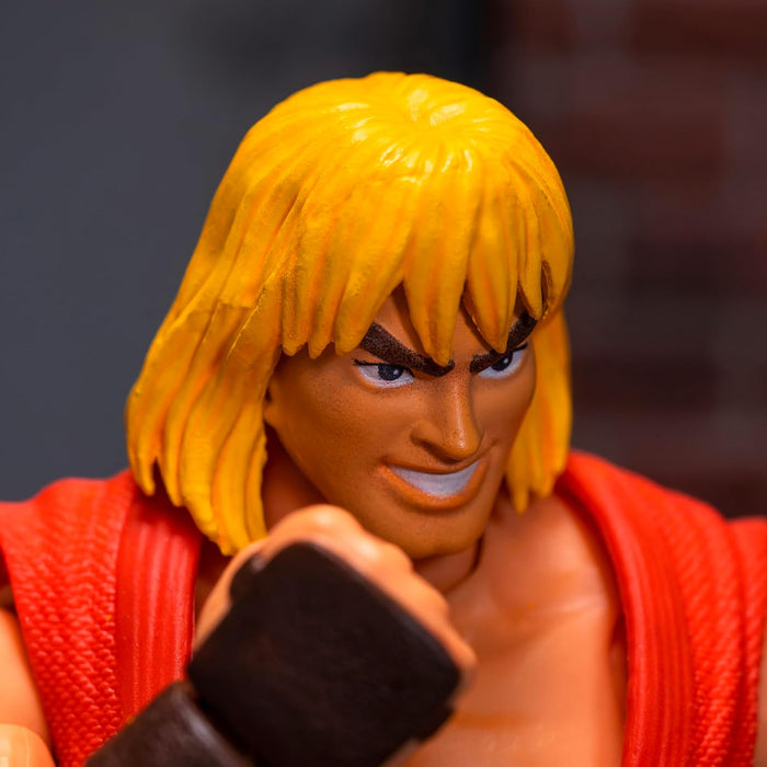 Jada KEN MASTERS STREET FIGHTER 6" DELUXE COLLECTOR ACTION FIGURE, Toys for Kids and Adults