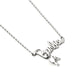 Barbie Pendentif et Collier Argent Logo & Silhouette (Argent Sterling