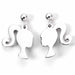 Barbie Boucles d´Oreilles Stud Silhouette (Argent Sterling