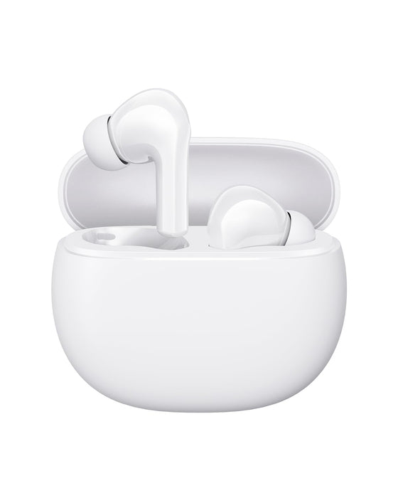 Xiaomi Redmi Buds 4 Active Bluetooth 5.3 In-Ear Headphones, Power Bass, Intelligent Touch with up to 28 Hours Battery Life - White 4 Active White