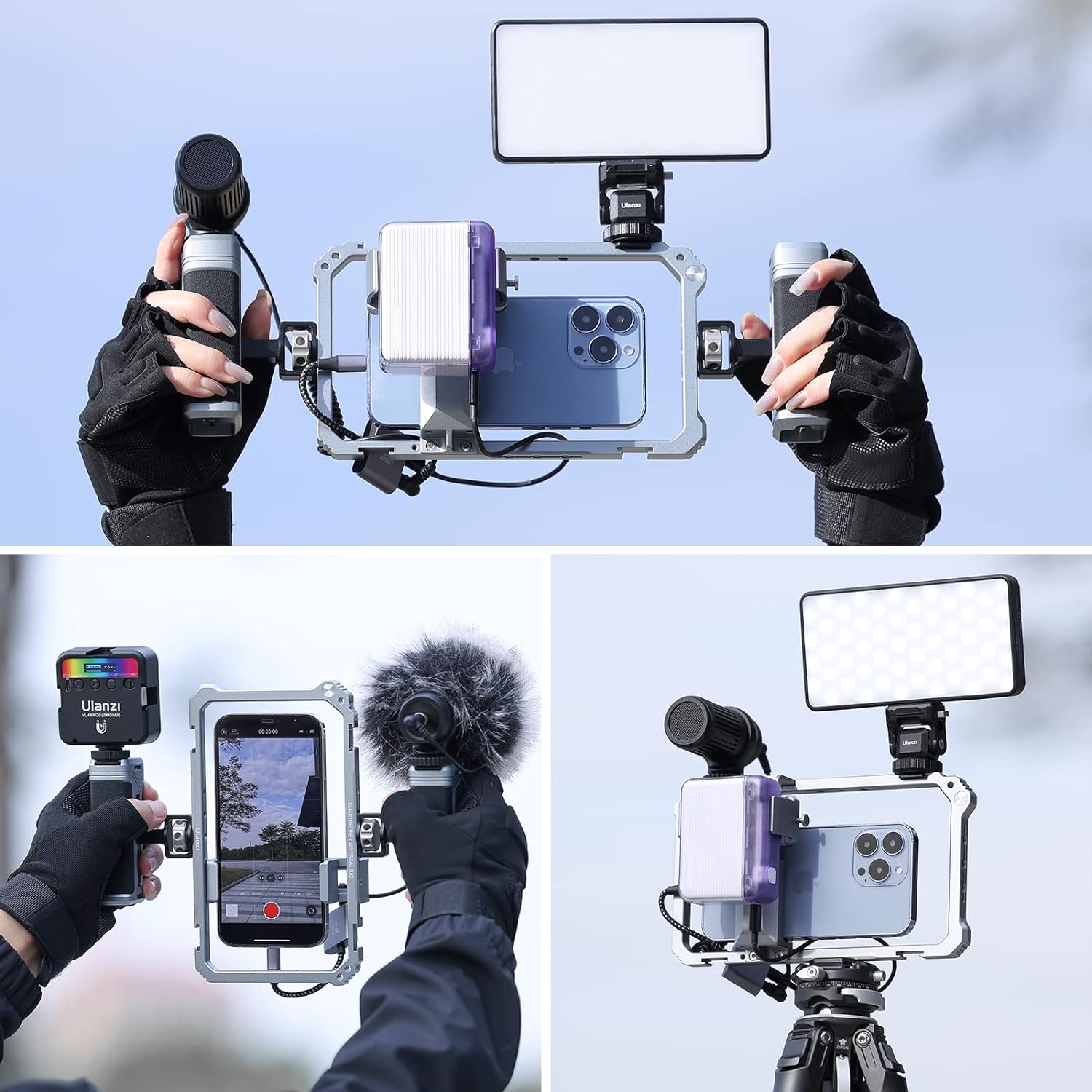 Ulanzi Smartphone Rig with Handles - Metal