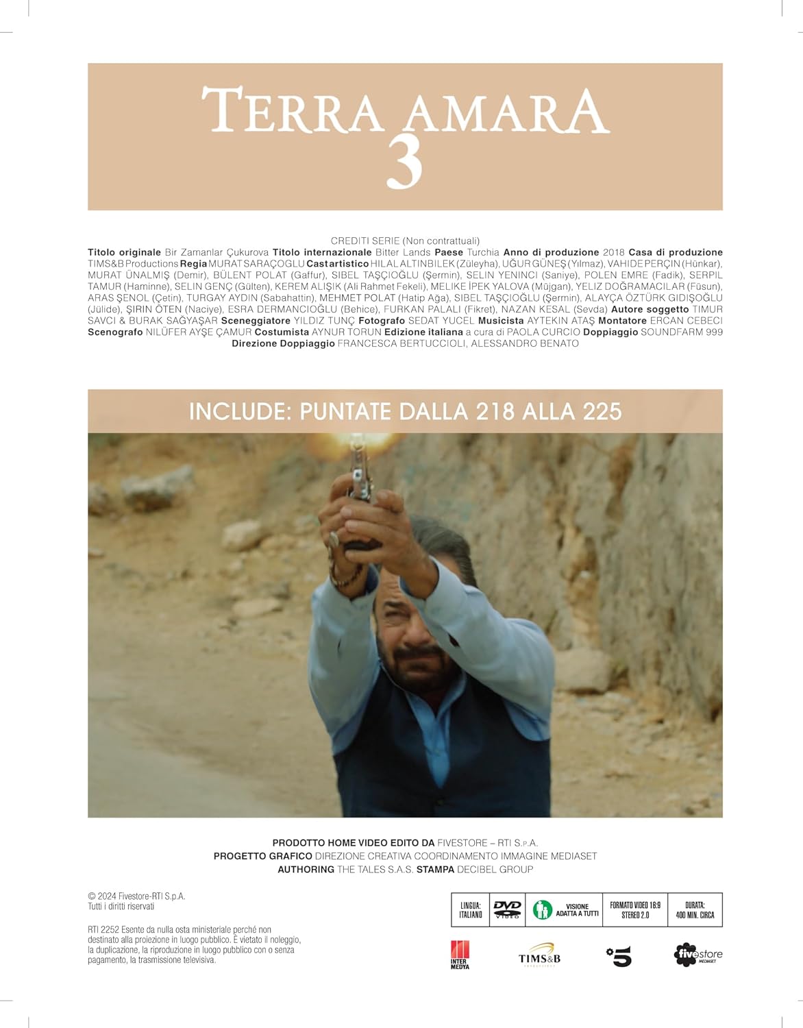Terra Amara - Stagione 03 #03 (Eps 218-225) - (Italian Import)