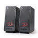 Redragon GS513 PC Gaming Speakers, 2.0 Channel Desktop Computer Sound Bar Bass & Decent Red Backlit, USB Powered w/ 3.5mm Cable