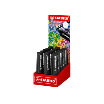 STABILO Evidenziatori BOSS ORIGINAL NatureCOLORS – Confezione da 15 – Pennarello nero