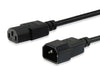 Equip Extension Cable C13 to IEC C14 Male/Female 3m Black