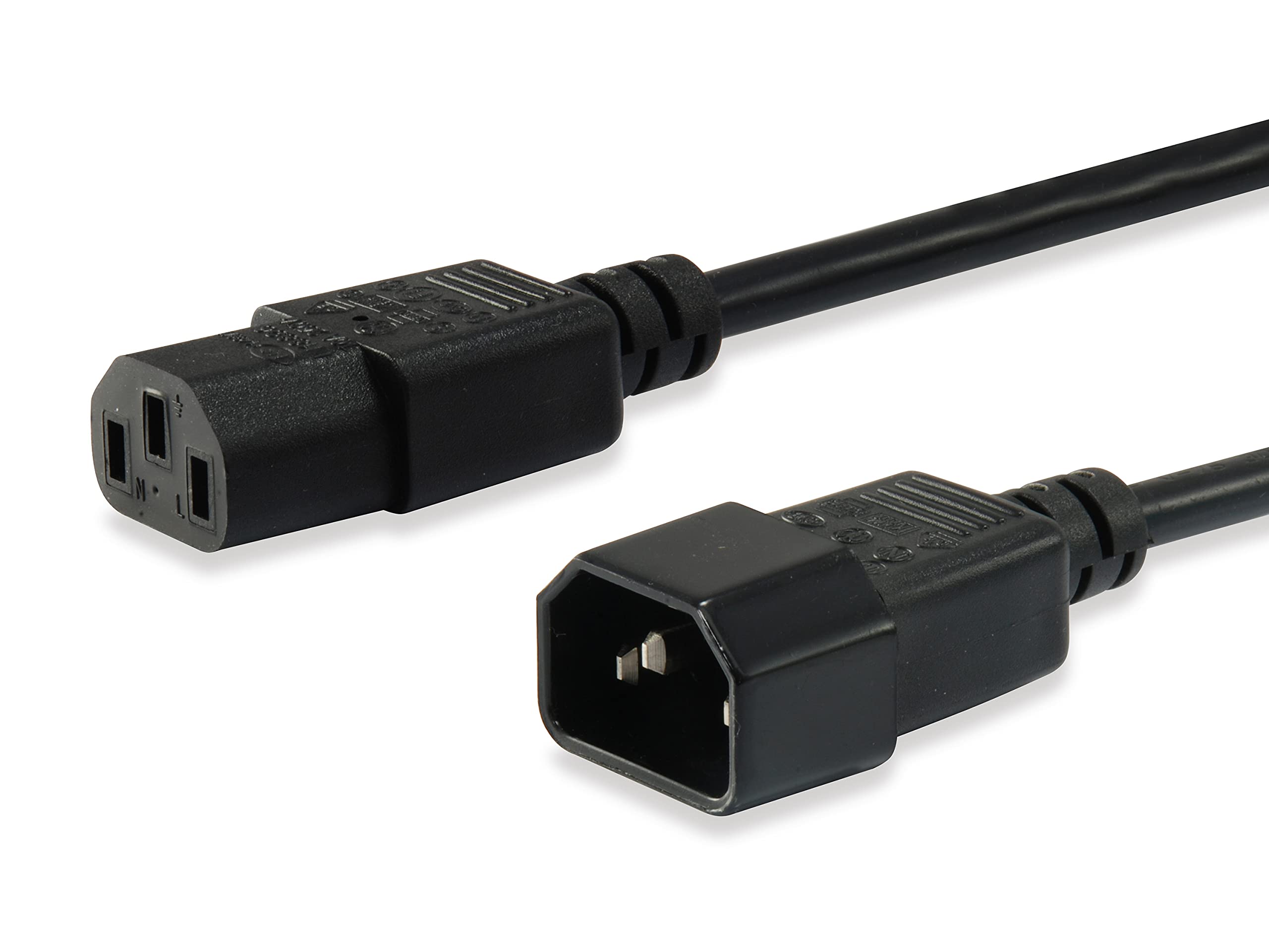 Equip Extension Cable C13 to IEC C14 Male/Female 3m Black