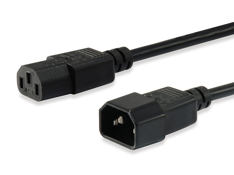 Equip Extension Cable C13 to IEC C14 Male/Female 3m Black